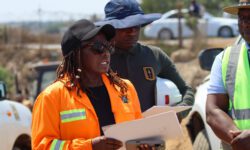 Engineer Joy Makumbe, Permanent Secretary in the Transport Ministry speaking during a media tour in Masvingo (Pic By Lovejoy Mutongwiza)